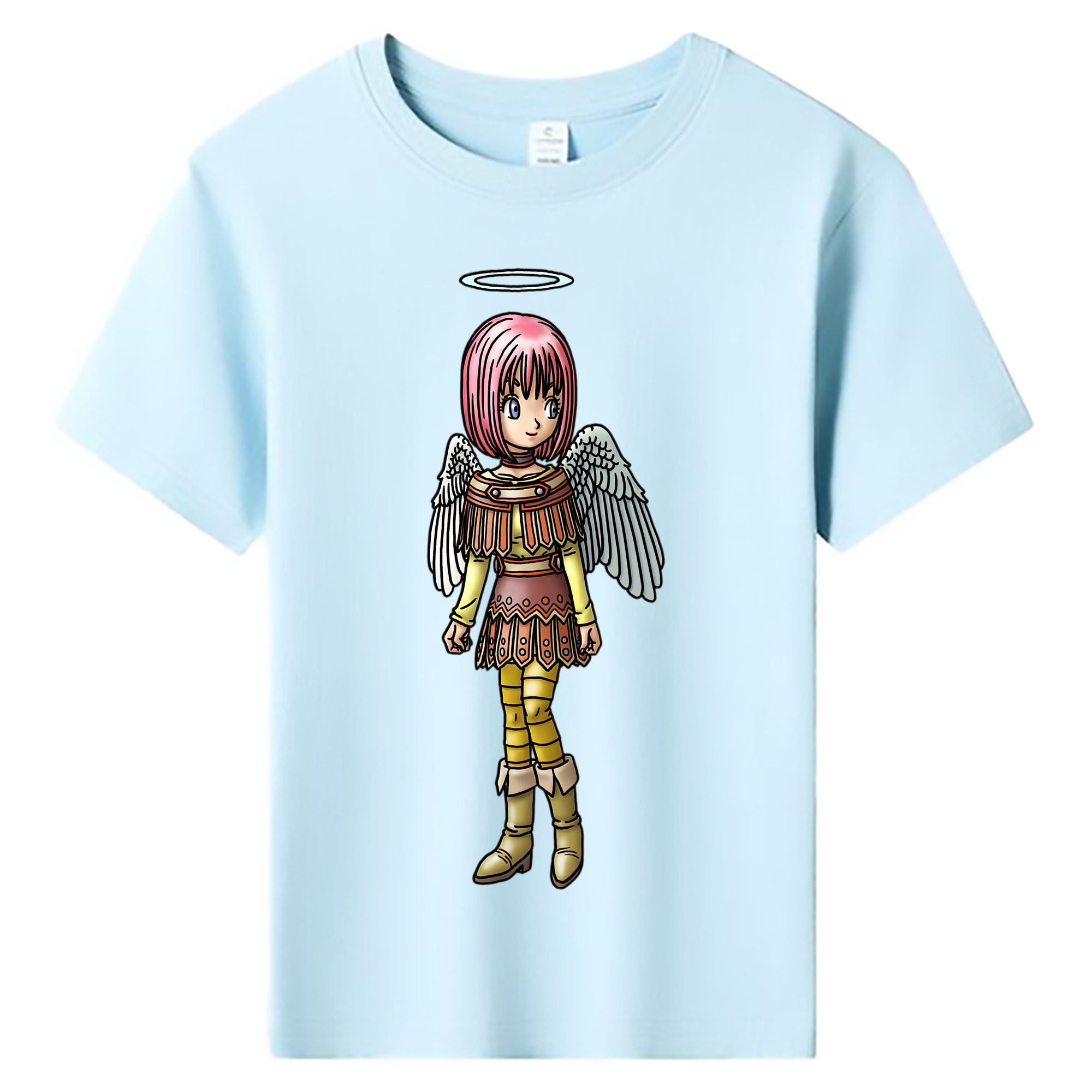 （画像用） ドラゴンクエスト Doragon Kuesuto Dragon Quest 綿100％キッズTシャツ（フロントプリント）